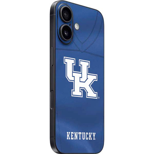 University of Kentucky Blue Jersey iPhone 16 Plus Skin